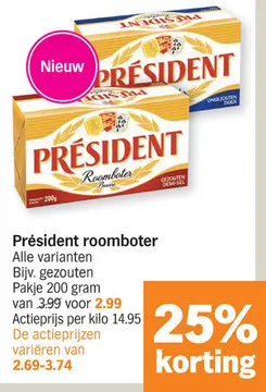 Aanbieding: Président roomboter