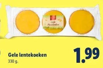 Aanbieding: Gele lentekoeken