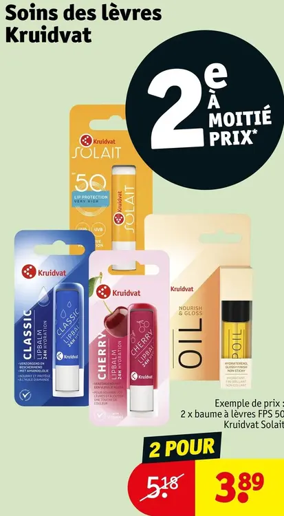 Offre: Soins des lèvres