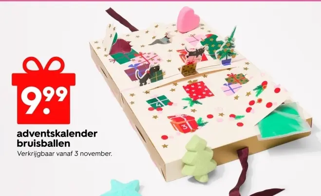 Aanbieding: adventskalender bruisballen
