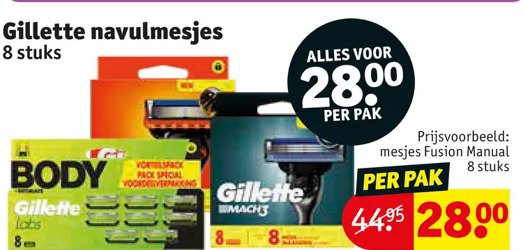 Promotie: Navulmesjes