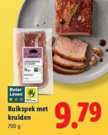Aanbieding: Buikspek met kruiden