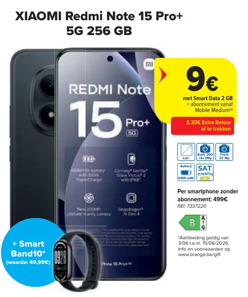 Promotie: Redmi Note 15 Pro+ 5G 256 GB