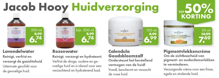 Aanbieding: Jacob Hooy huidverzorging