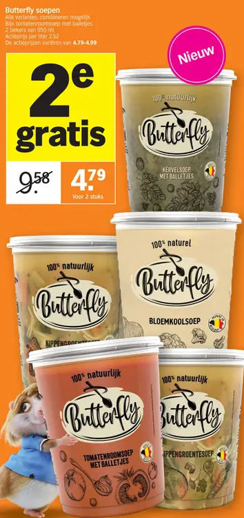 Offre: Butterfly soepen