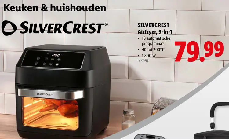 Promotie: Airfryer, 9-in-1