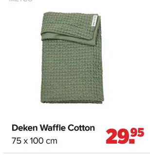 Promotie: Deken Waffle Cotton