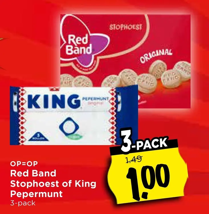Aanbieding: Stophoest of King Pepermunt