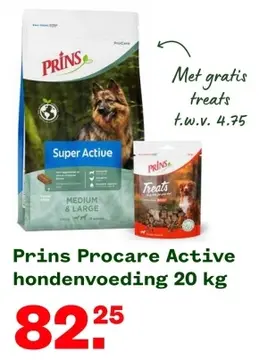 Aanbieding: Prins Procare Active hondenvoeding