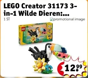 Aanbieding: LEGO Creator 31173 3-in-1 Wilde Dieren: Tropische Toekan