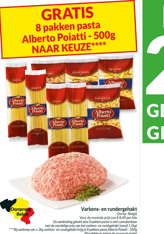 Promotie: Varkens- en rundergehakt