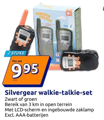 Promotie: walkie-talkie-set