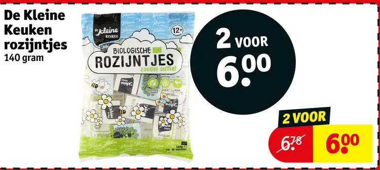 Aanbieding: Rozijntjes
