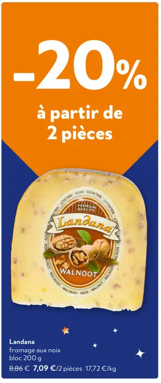 Offre: Fromage aux noix