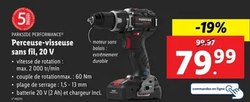 Offre: Parkside
