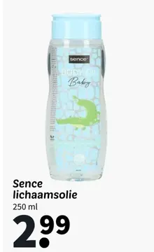 Aanbieding: Sence lichaamsolie