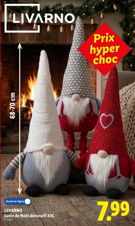 Offre: Lutin de Noël décoratif XXL