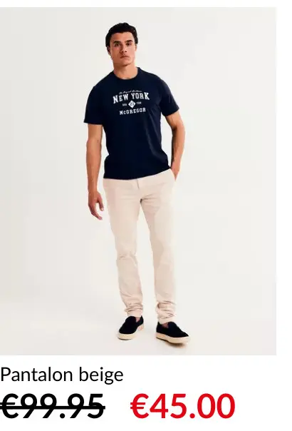 Offre: Pantalon beige