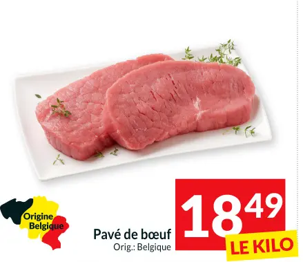 Offre: Pavé de bœuf