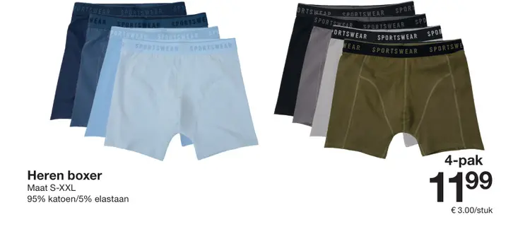 Promotie: Heren boxer