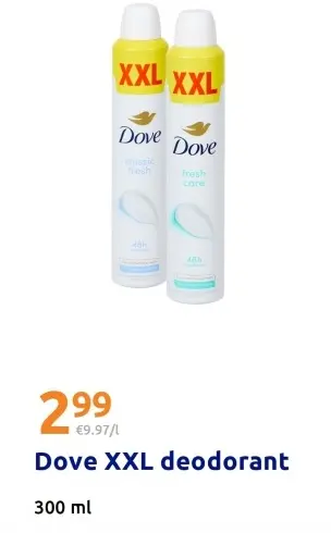 Promotie: XXL deodorant