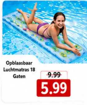 Promotie: Opblaasbaar Luchtmatras