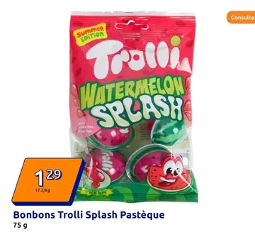 Offre: Bonbons Trolli Splash Pastèque