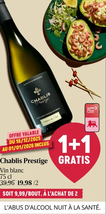 Offre: Chablis Prestige Blanc