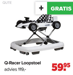 Aanbieding: Qute Q-Racer Loopstoel