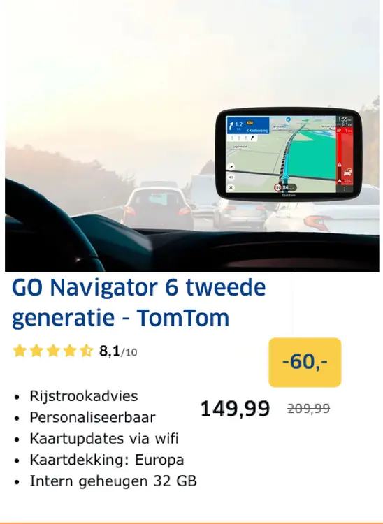 Aanbieding: GO Navigator 6 tweede generatie