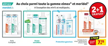 Offre: Toute la gamme elmex et meridol