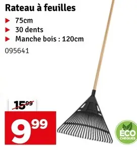Offre: Rateau à feuilles