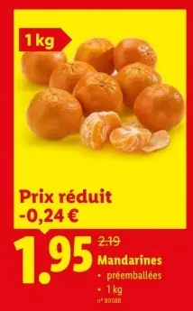 Offre: Mandarines