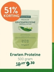 Aanbieding: Holland & Barrett Premium Erwtenproteïne Poeder - 500g