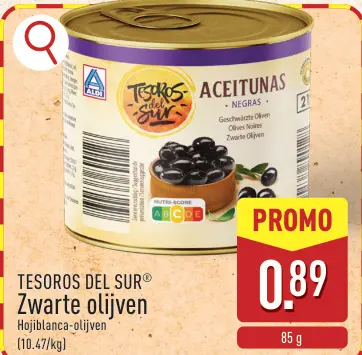 Promotie: Zwarte olijven