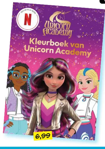 Promotie: Kleurboek van Unicorn Academy