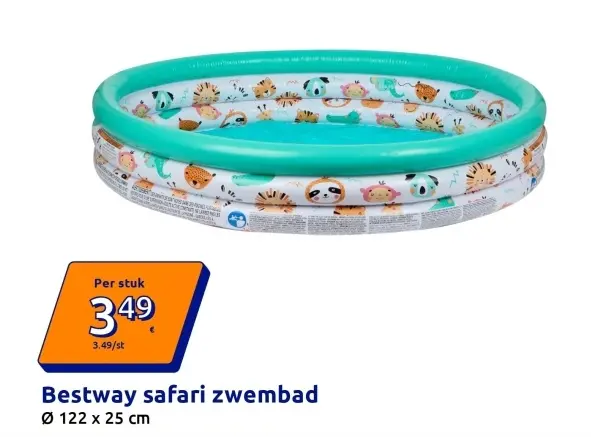 Promotie: safari zwembad