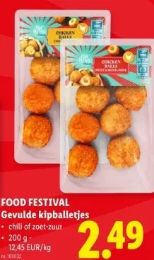 Promotie: Gevulde kipballetjes