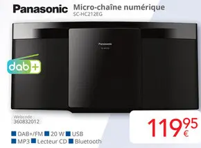 Offre: Micro-chaîne numérique SC-HC212EG