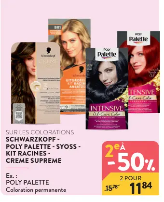 Offre: Colorations