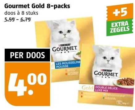 Aanbieding: Gourmet Gold 8-packs