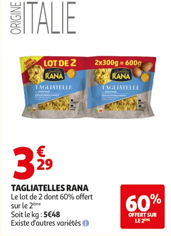 Promotie: Tagliatelles