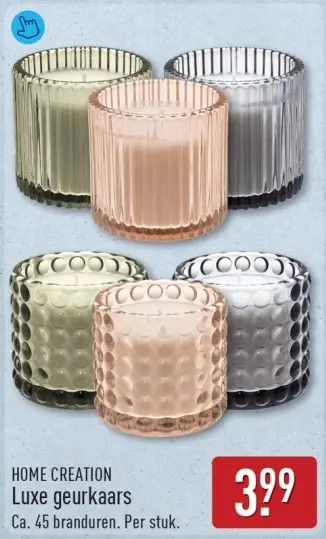 Aanbieding: Luxe geurkaars