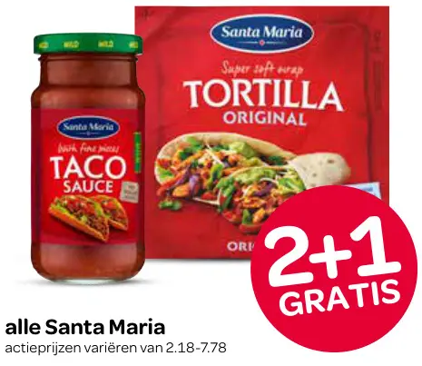 Aanbieding: Taco sauce en tortilla original