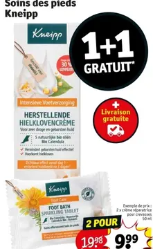 Offre: Soins des pieds Kneipp