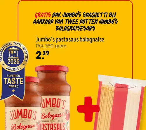 Promotie: Pastasaus bolognaise