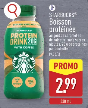 Offre: STARBUCKS® Boisson protéinée