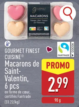 Offre: Macarons de Saint-Valentin