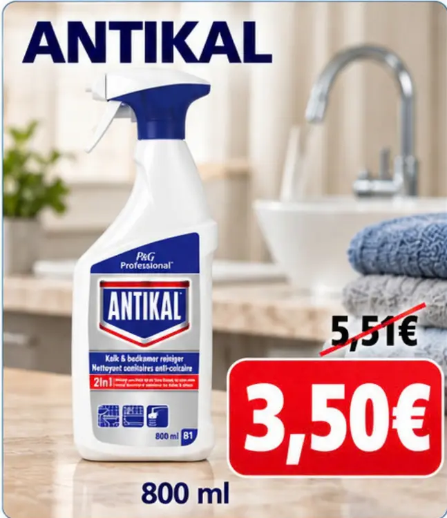 Offre: Nettoyant sanitaires anti-calcaire