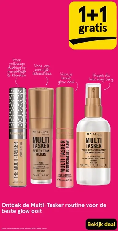 Aanbieding: Multi tasker primer, mist & setting spray